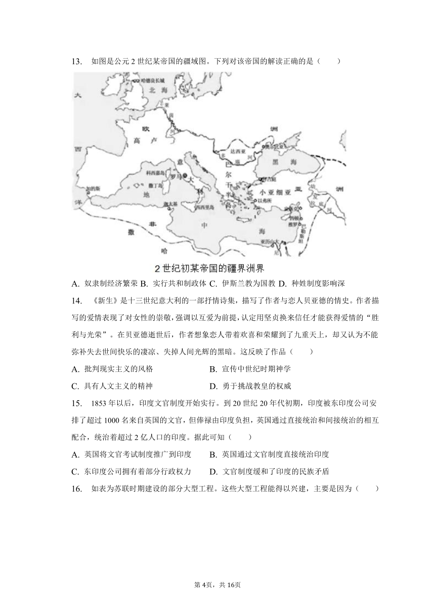 2023年辽宁省葫芦岛市高考历史二模试卷（含解析）