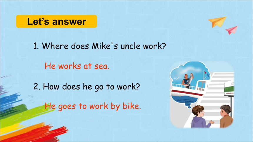 Unit5What does he do? B Let's try & Let's talk教学课件(共21张PPT)