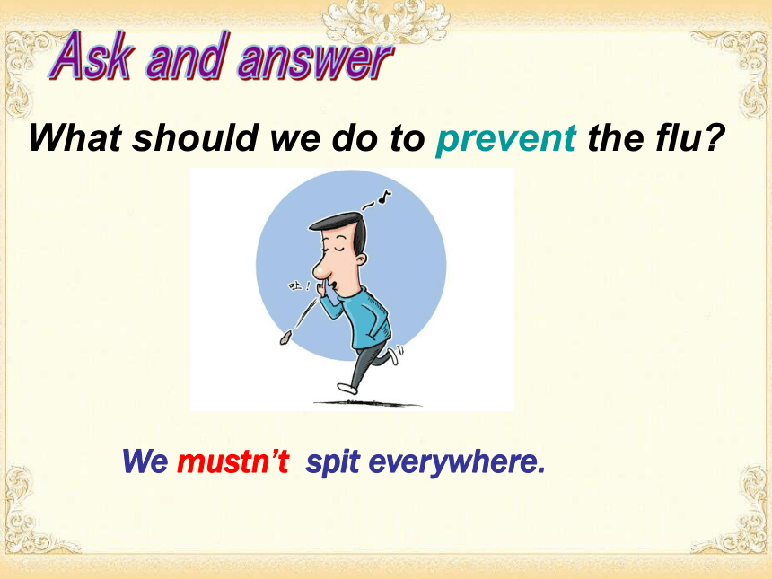 Unit 2 Keeping Healthy Topic 3 Must we exercise to prevent the flu ? Section A 课件 24张PPT