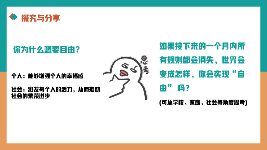 【核心素养目标】7.1 自由平等的真谛 课件(共21张PPT)-2023-2024学年统编版道德与法治八年级下册