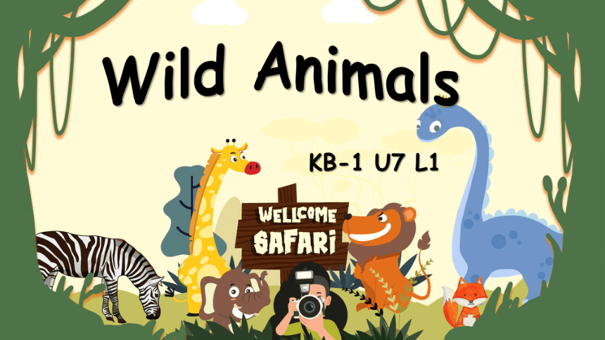 剑桥少儿国际英语第二版KB1-U7L1 Wild animals课件（共45张PPT）