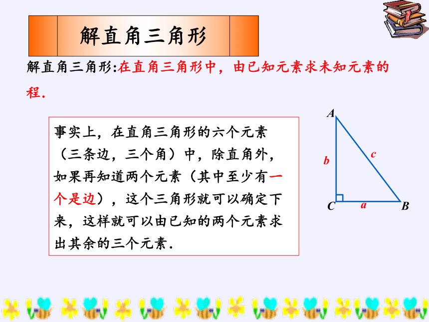 沪科版数学九年级上册 23.2 解直角三角形 课件(共14张PPT)