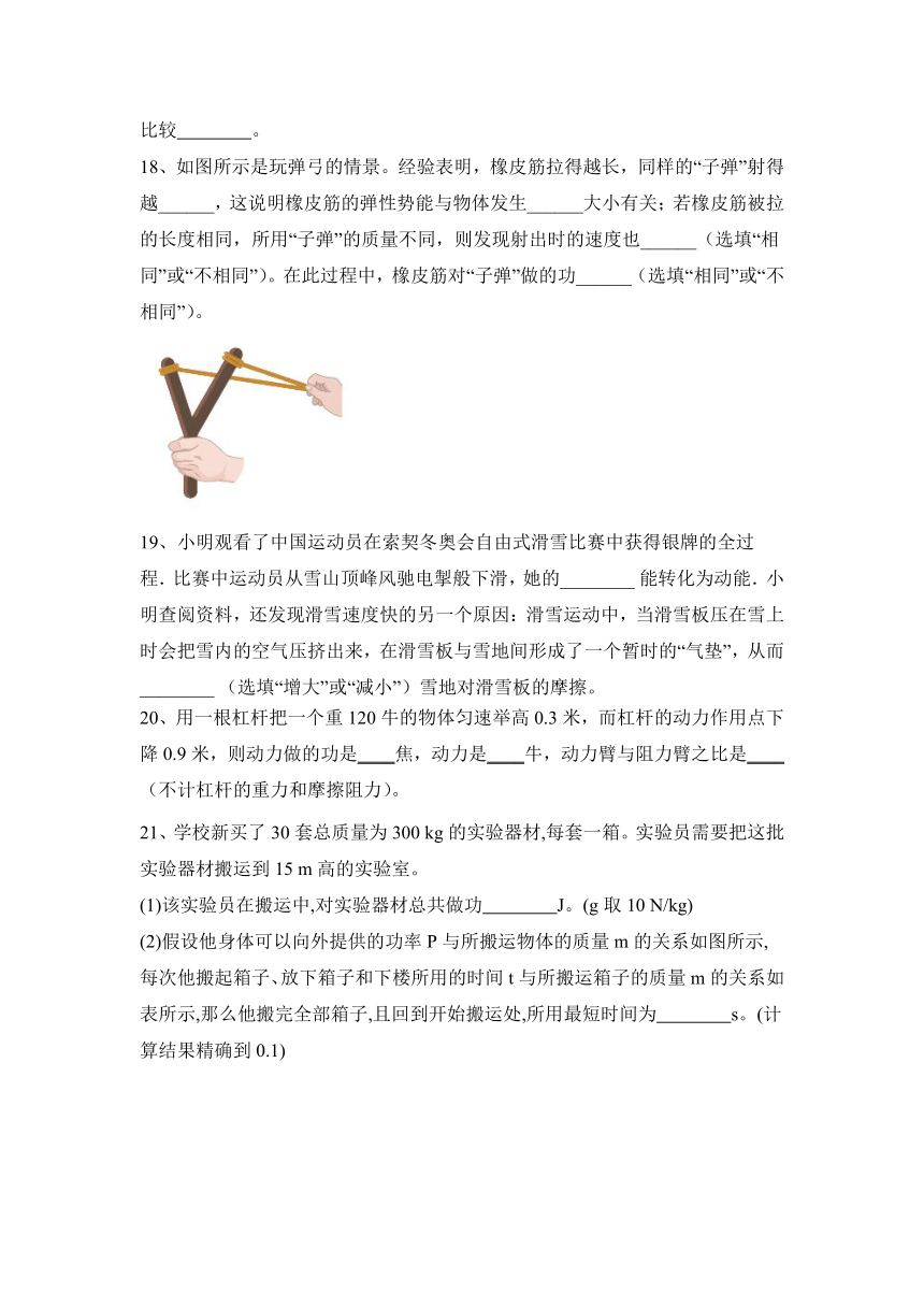 2022—2023学年人教八年级物理下册第11章　功和机械能同步训练（含答案）