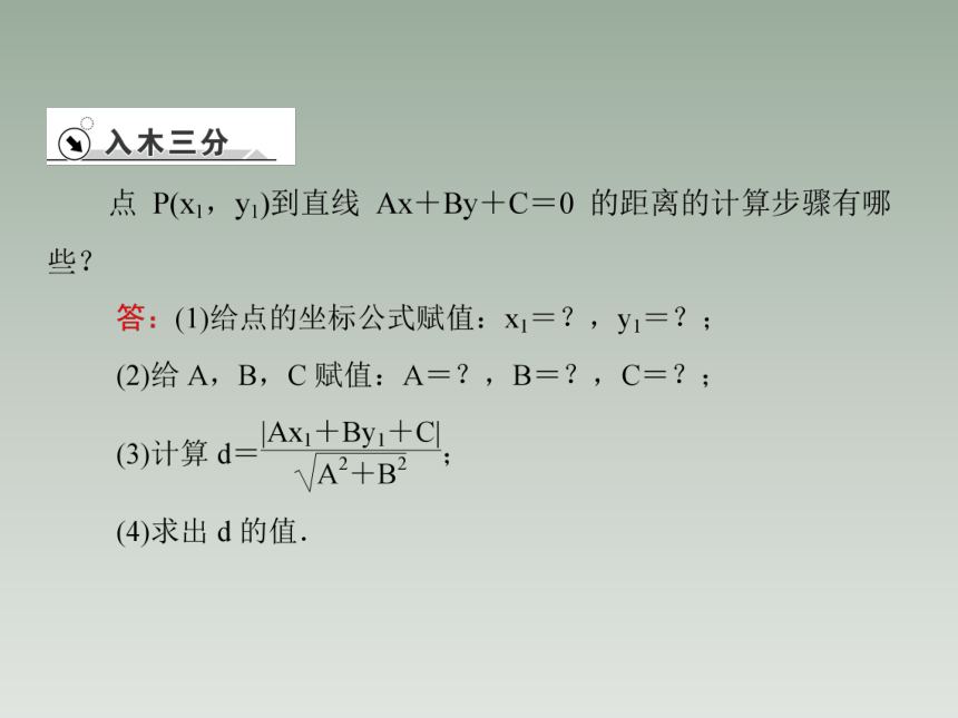 2-3-3点到直线的距离公式 课件（共58张PPT）