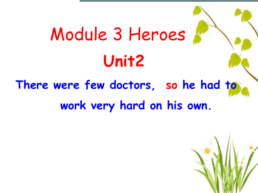 外研版九年级英语上册课件 Module 3 Heroes Unit 2(共26张PPT)