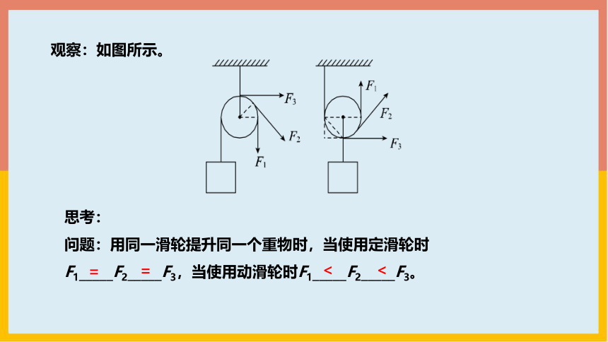 北师大版物理八年级下册9_2滑轮 学案课件(共29张PPT)