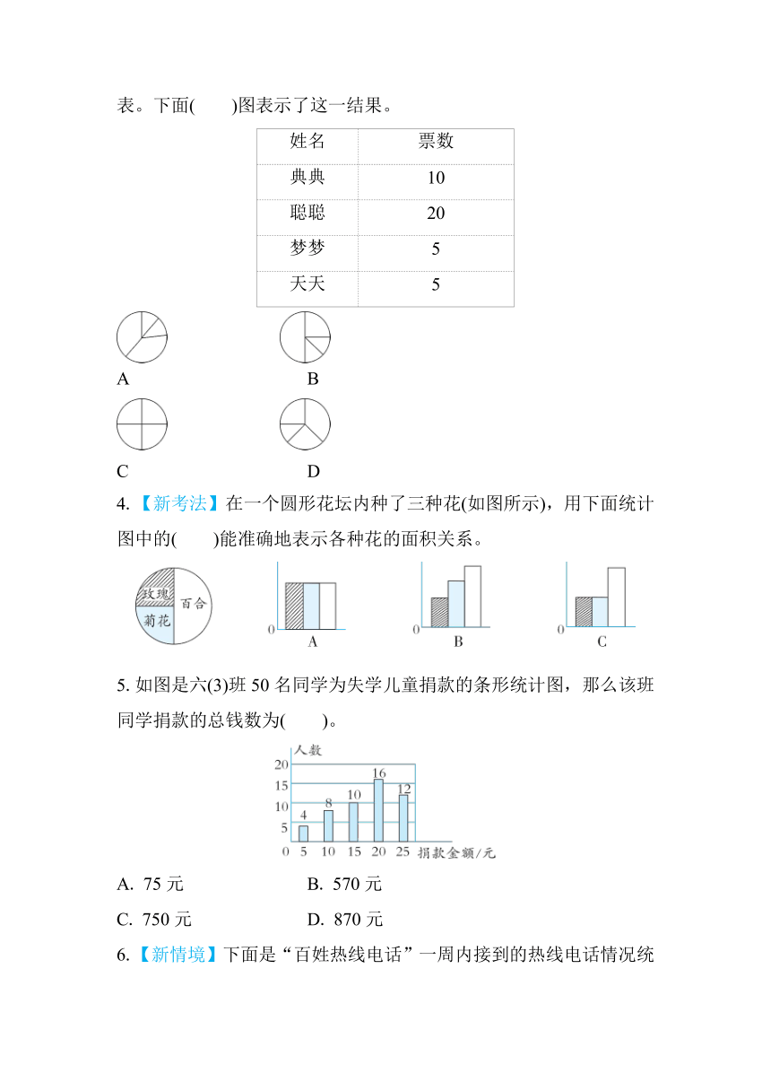 第五单元　数据处理单元综合素质评价试题（含答案）