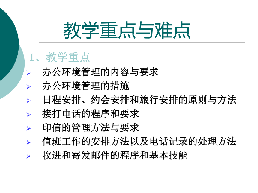 3  办公室事务管理_1 课件(共48张PPT)- 《管理秘书实务（二版）》同步教学（人民大学版）