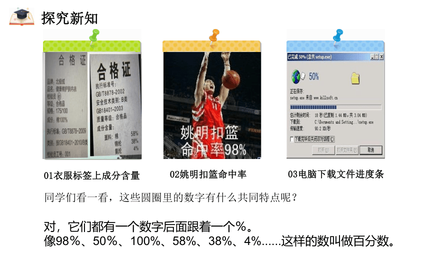 3 认识百分数  课件  数学六年级上册-冀教版（18张PPT）