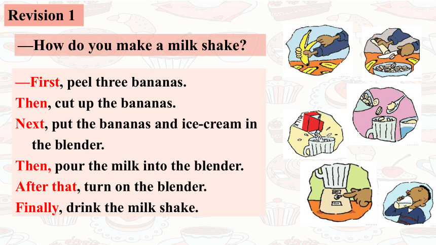 Unit 8 How do you make a banana milk shake Section A Grammar Focus-3c课件(共24张PPT)