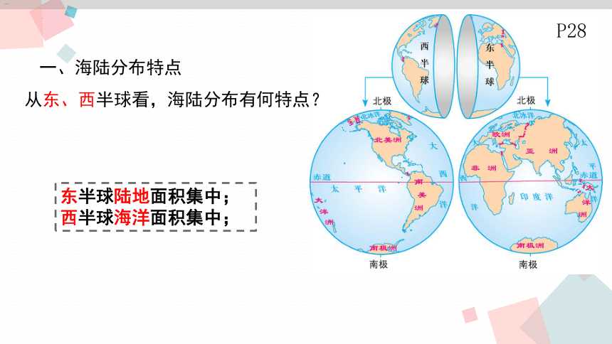 2.2世界的海陆分布课件 湘教版地理七年级上册 (共44张PPT)