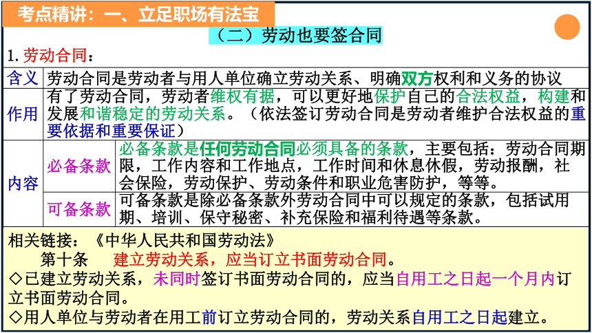 第七课 做个明白的劳动者  课件（34张）2024年高考政治一轮复习统编版选择性必修2