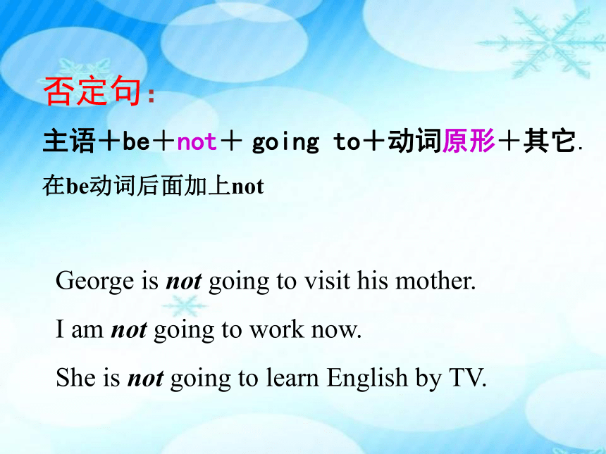 六年级英语人教三起上册：be going to 的用法  课件(共15张PPT)