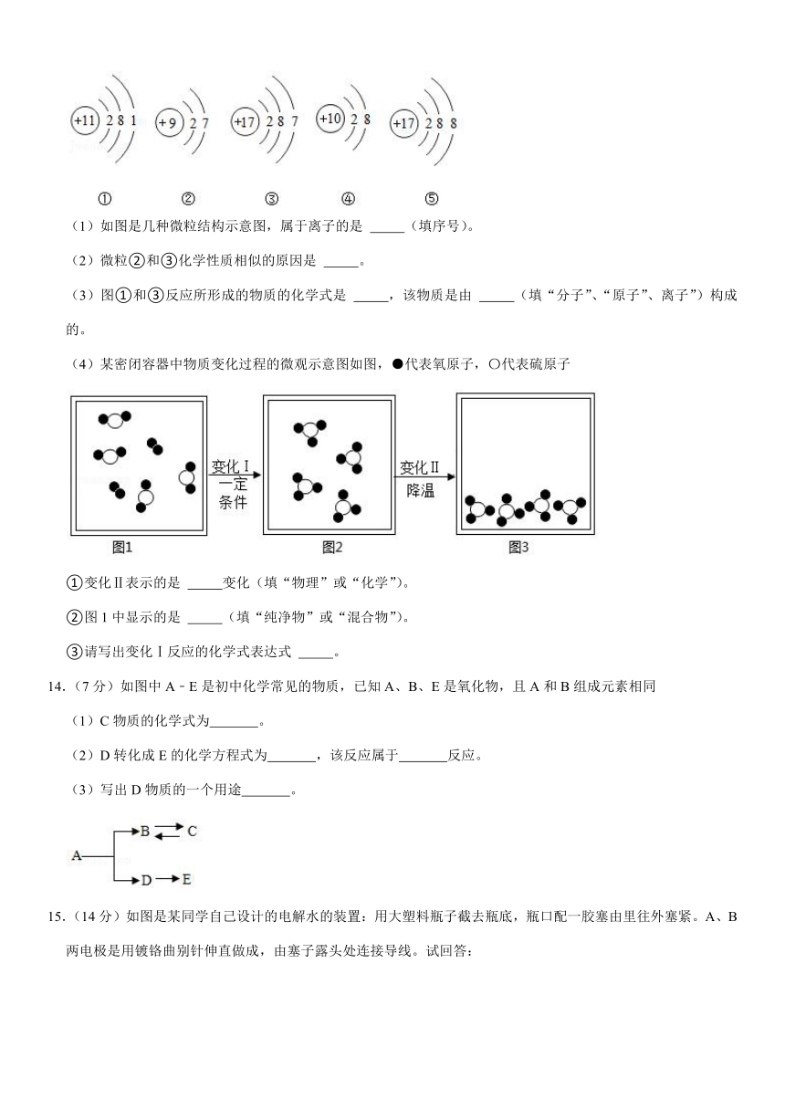 2019-2020学年福建省漳州市台商投资区六校九年级（上）期中化学试卷(Word+解析答案)