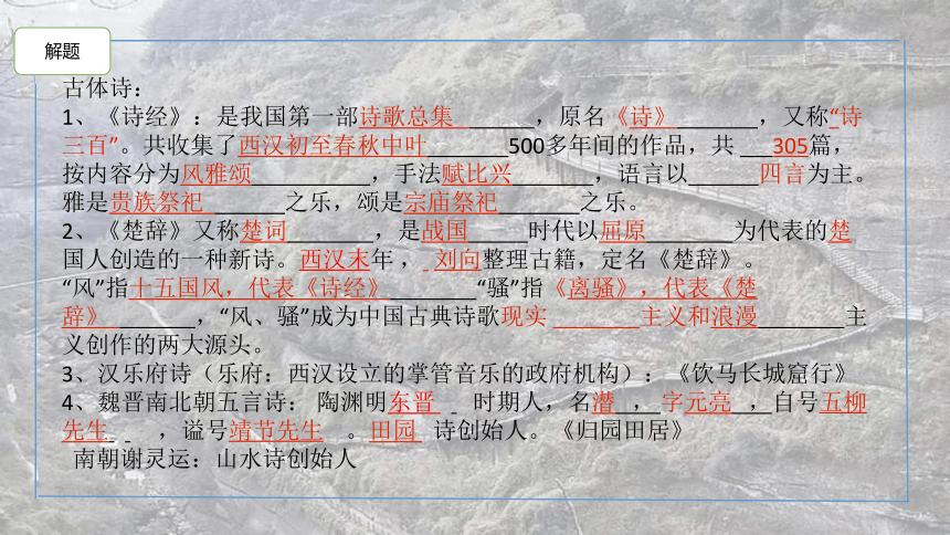 课外古代诗词诵读《蜀道难》课件(共56张PPT)2021-2022学年中职语文高教版基础模块下册 第三单元