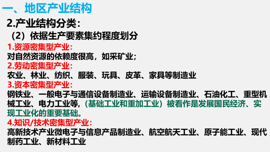 地理人教版（2019）选择性必修2 3.2 地区产业结构变化课件（共23张ppt）