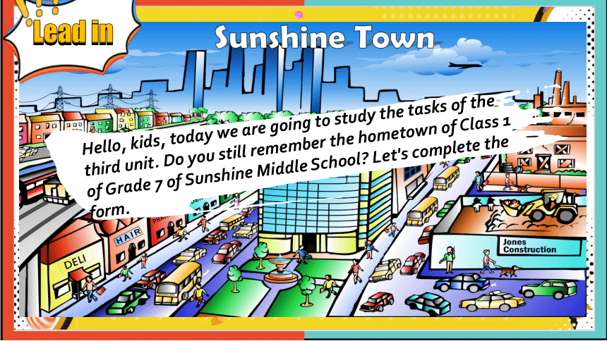 Unit 3  Welcome to Sunshine TownTask & Self-assessment  课件(共33张PPT)