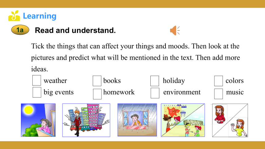 Unit  5  Topic 3 Many things can affect our feelings. Section C课件(共18张PPT)