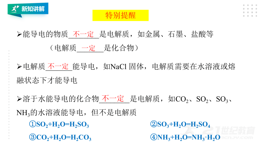 人教版（2019）高中化学必修一 同步课件 1.2.1 电解质及其电离（30张ppt）