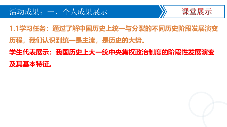 活动课：中国历史上的大一统国家治理 课件(共27张PPT)