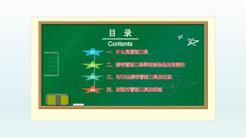 严禁管制刀具进校园主题班会课件(共11张PPT)