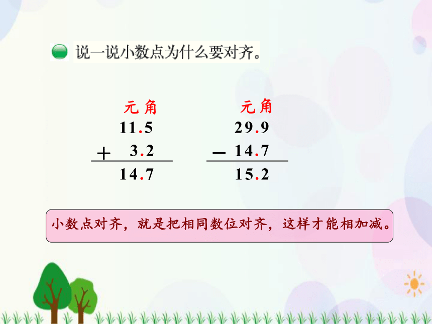 北师大版数学三年级上册  第8单元 认识小数 第3课时  存零用钱 精品课件（15张ppt）