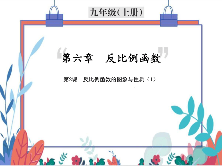 【北师大版】数学九年级（上）6.2.1 反比例函数的图象与性质（1） 习题课件