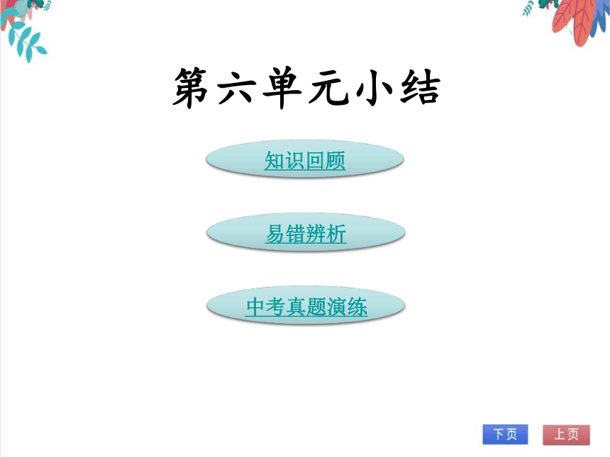 【人教版】化学九年级全一册 第六单元小结--《碳和碳的氧化物》习题课件