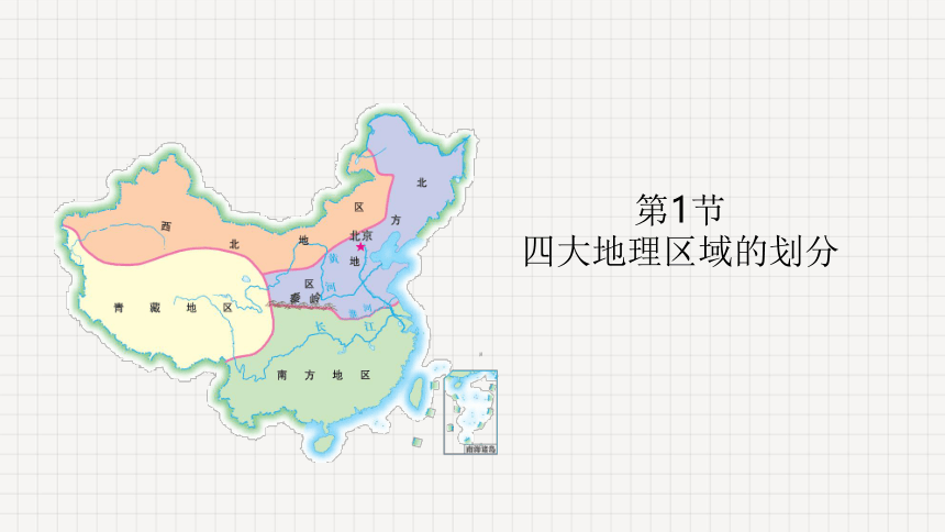 第5章 中国的地域差异 第1节 四大地理区域的划分  课件（共35页PPT）
