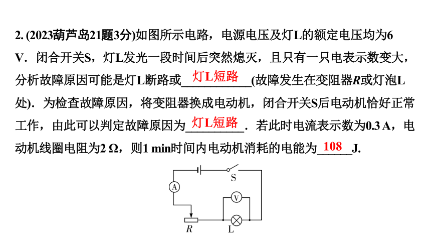 2024辽宁中考物理二轮重点专题研究 微专题 电路故障分析（课件） (共16张PPT)