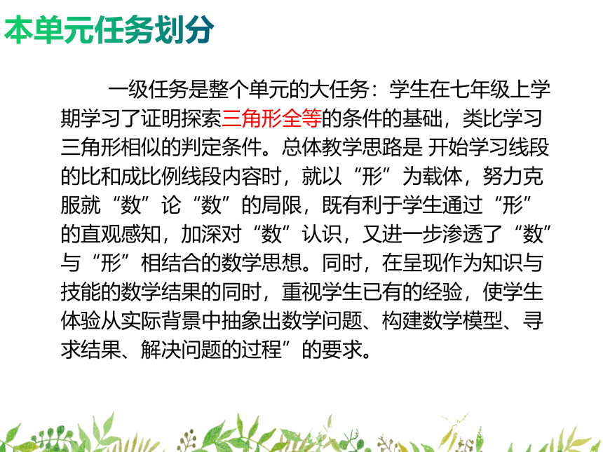 泰安市泰山区泰山实验中学2024年九年级大单元教学图形的相似（79张PPT）