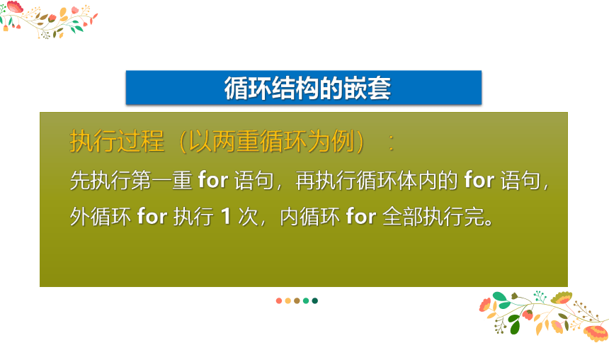 2020-2021学年信息学奥赛资料 第十课 循环综合应用（适用于高中）课件（17张PPT）