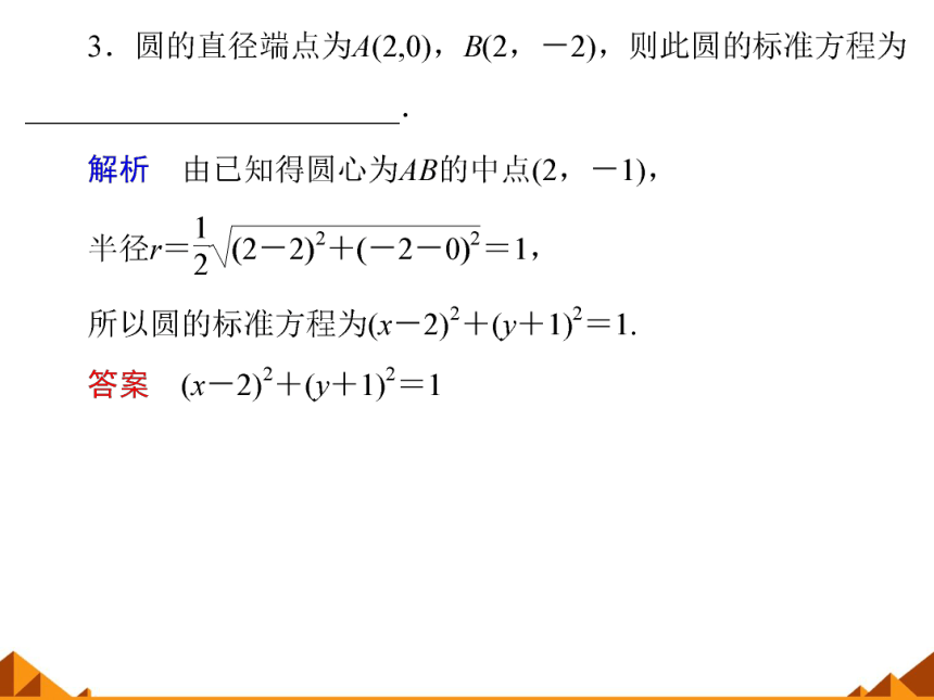 7.3.1圆的标准方程_课件-湘教版必修3（27张PPT）
