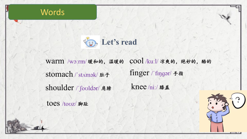 Unit 3 Lesson 16 Warm and Cool课件（12张PPT)
