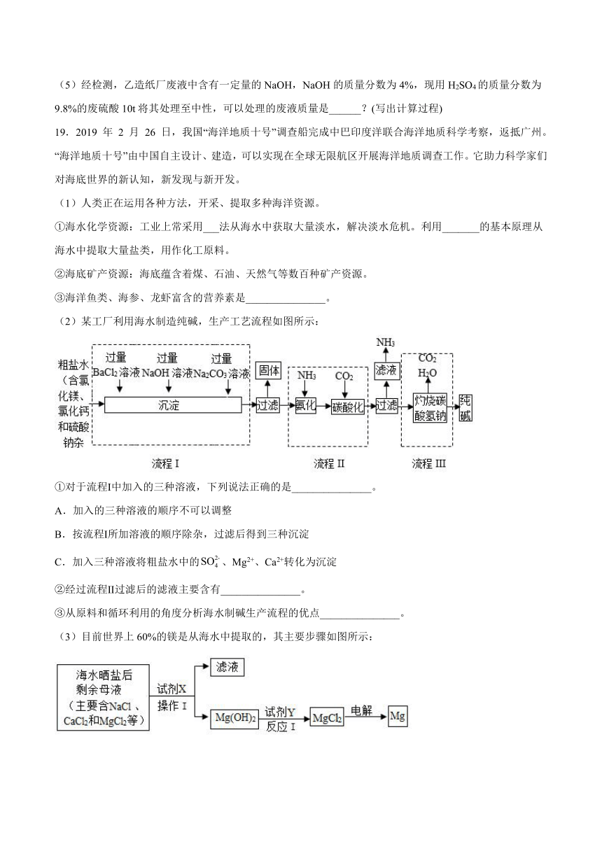 10.1食物中的有机物随堂练习-2021-2022学年九年级化学鲁教版下册（word版 含解析）