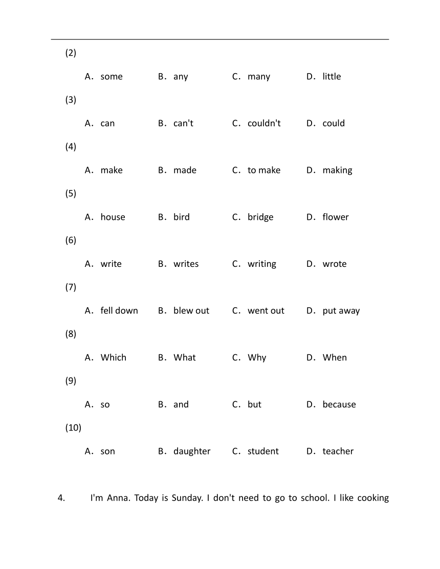 2022-2023学年冀教版七年级下册英语期末专练16（时文阅读+完型填空）（含解析）