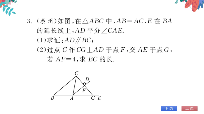 【华师大版】数学九年级上册 第23章 专题六 相似三角形的性质与判定 习题课件