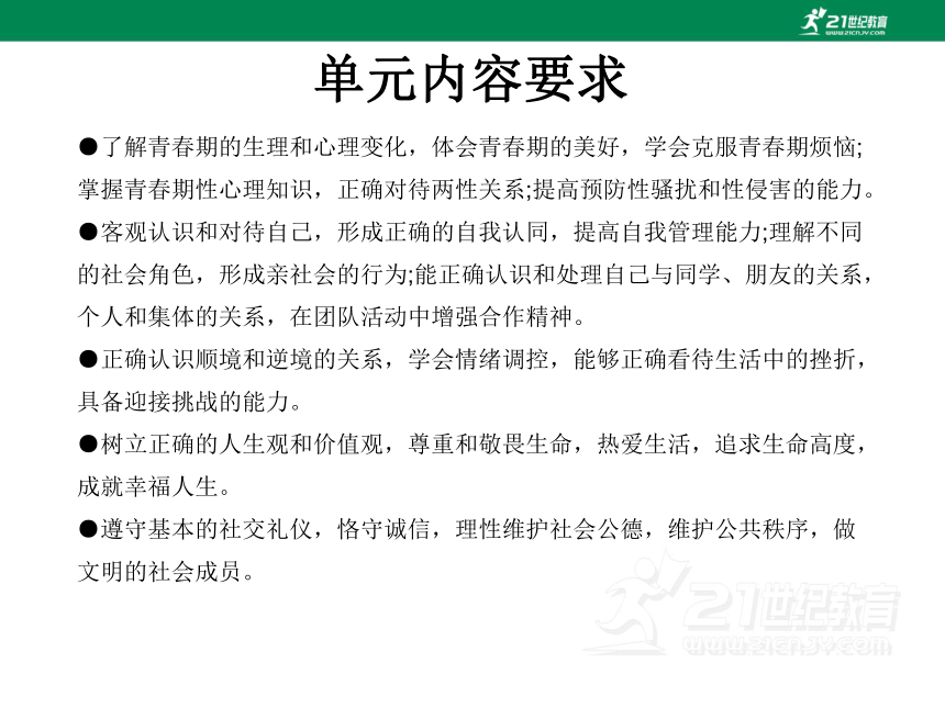 【大单元教学设计】2023年中考道德与法治 综合复习四 生命安全与健康教育专题  课件(共16张PPT)