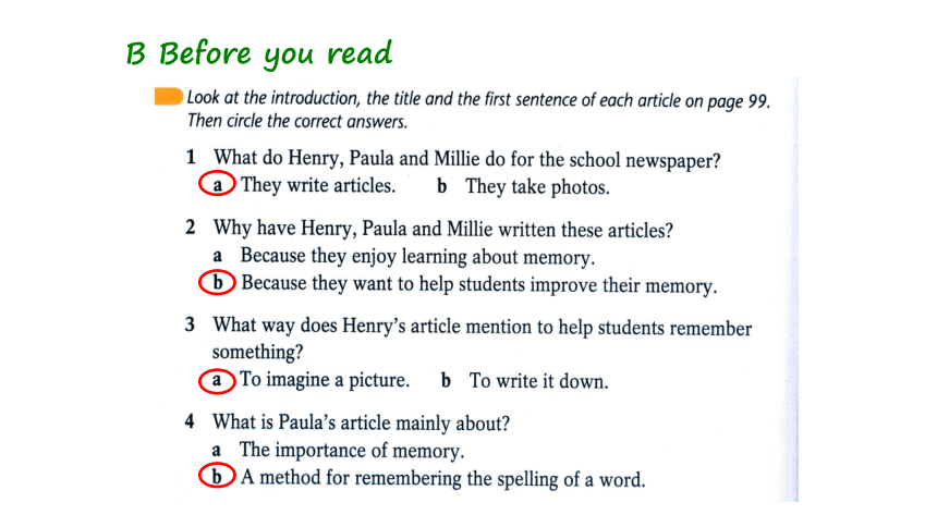 Unit 7 Memory Reading 课件（31张PPT，内嵌音频）