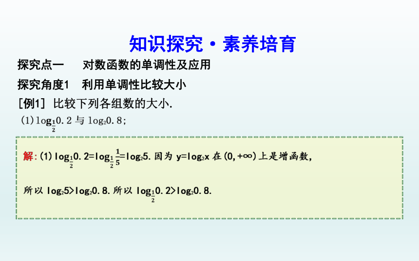 3.4对数函数的图象和性质的应用(习题课)课件(共33张PPT)