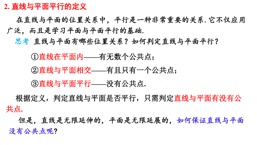 2021-2022学年下学期数学人教A版（2019）必修第二册8.5.2直线与平面平行课件（16张ppt）