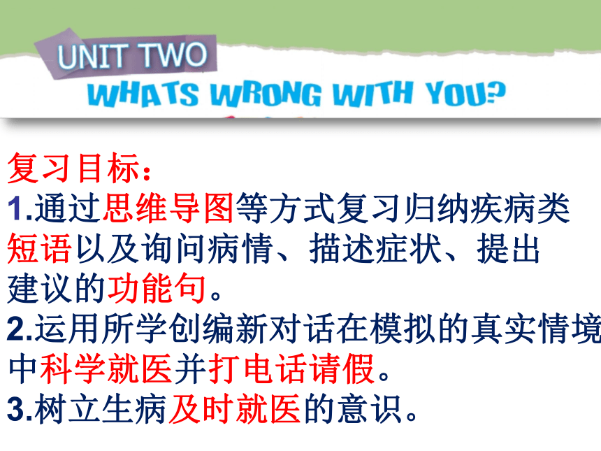 Unit2 What's wrong with you？ Lesson8 课件(共17张PPT)
