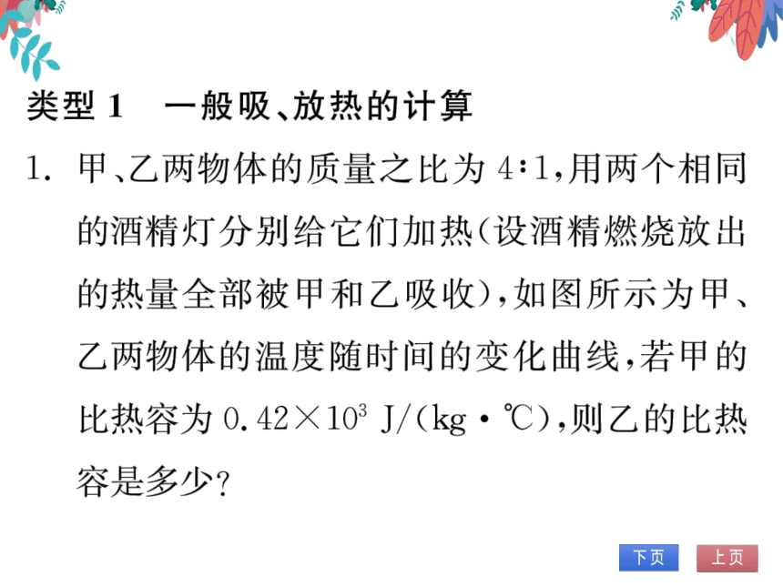 【2023版】人教版物理九全-第14章 内能的利用 专题二 热学综合计算 习题课件