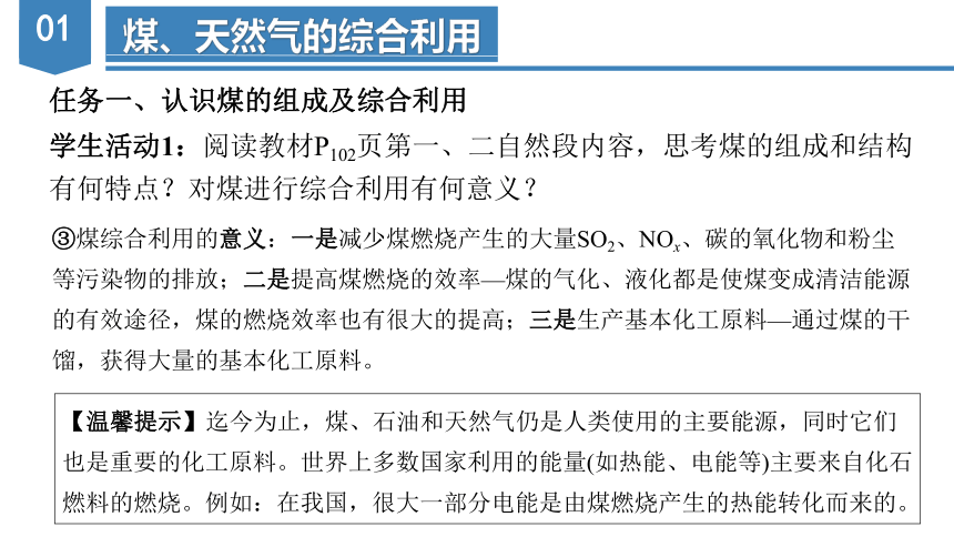 8.1.3  煤、石油和天然气的综合利用（教学课件）高一化学（人教版2019必修第二册）（共42张PPT）