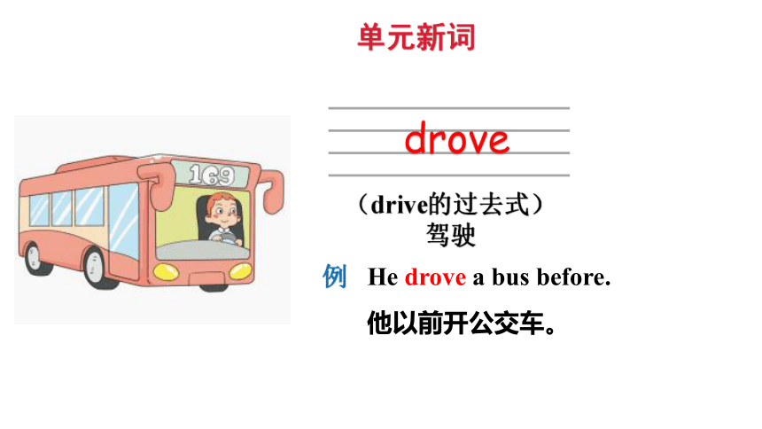 Module 1  Unit 1 She was a driver before 课件（21张PPT）