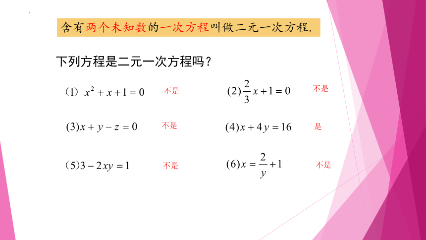 6.8二元一次方程（教学课件）-六年级数学下册（沪教版）  19张PPT