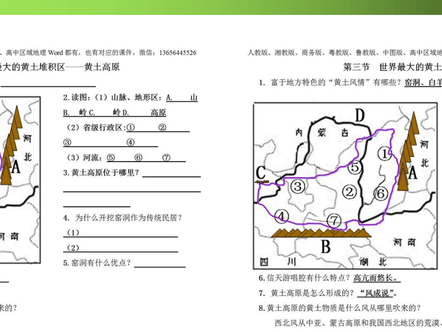 人教版（新课程标准）八年级地理下册6.3世界最大的黄土堆积区——黄土高原   课件(共92张PPT)