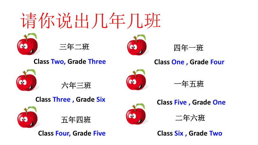 Unit2 I'm in Class One,Grade Three. Lesson11 课件(共14张PPT)