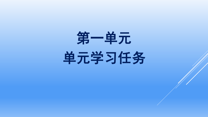 高中语文统编版（部编版）必修 下册第一单元单元学习任务课件(共19张PPT)