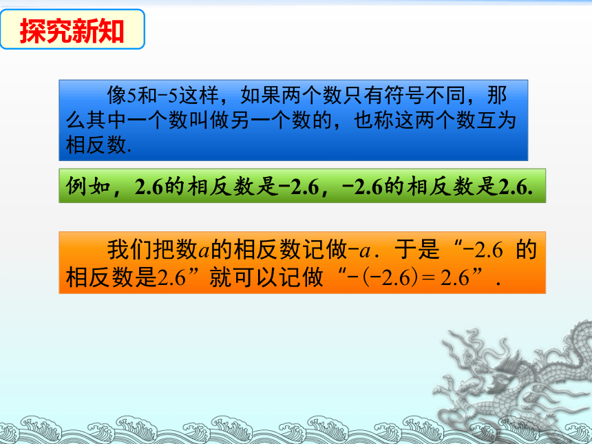 1.2.2相反数-湘教版七年级数学上册课件(共21张PPT)